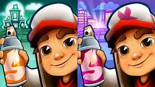 Subway Surfers Seoul 2023 Jake vs Subway Surfers Halloween 2023 Haunted Hood Jake Gameplay HD