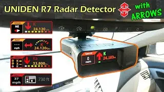 UNIDEN R7 Radar Detector With Arrow For X K Ka Band