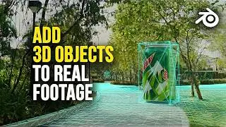 Blender Camera Tracking Beginner Tutorial | Add 3D Objects to Real Footage