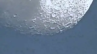Nikon coolpix P900 - Zoomed on the moon