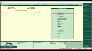 Sales Tax in Tally