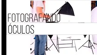 Iluminação para fotografar óculos