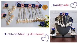 Necklace Making At Home 💜💕 