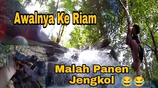 Mencari "RIAM ANYUT" yang lama tak pernah dikunjungi lagi || Riam Ditengah Kebun Sawit !! 😱😱