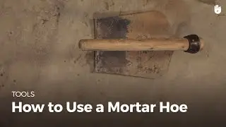 How to Use a Mortar Hoe | Masonry