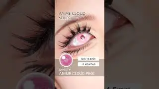 Nezuko Kamado Demon Slayer Cosplay Contact Lens #demonslayer #nezuko #kny #kimetsunoyaiba #shorts