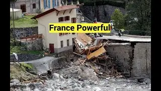 France Powerful Hurricane Alin hits the Alps.
