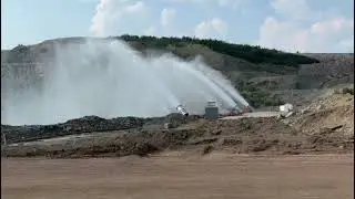 Pit dewatering system (Versatile Water Evaporation System)