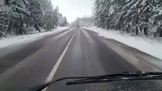 2022.12.29 - зимняя дорога на VW T-3