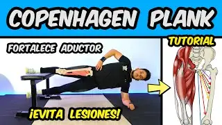 COPENHAGEN PLANK 🔥 Mejor ejercicio de ADUCTORES con tu PESO CORPORAL (Aductores en casa)