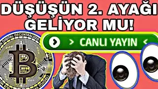 BİTCOİN ACİL! CANLI YAYIN! BİTCOİN ANALİZ ALTCOİNLER