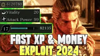 Sekiro Fast XP Farm 2024 Exploit, Fastest XP Farm Mid Game, Money, Level Up, Skill Point Farm Glitch