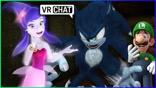 WEREHOG SONIC AND LUIGI GHOST HUNT IN VR CHAT
