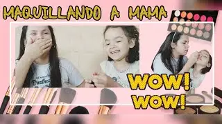 MAQUILLANDO A MI MAMA