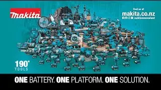 MAKITA One battery  One platform  One solution   190+ Tools