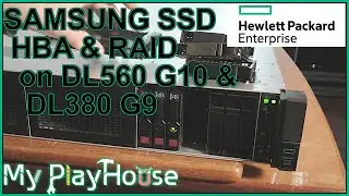 HBA on a HPE DL560 G10 and Raid on a HPE DL380 G9 - 1263