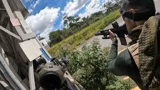 MILSIM* COMBATE NA CAIXA DÁGUA! Airsoft
