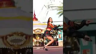 Getting Sturdy with HEELS on 🤪🎡👠 - Liz Sanchez