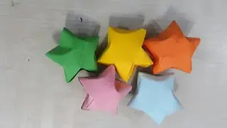 Lucky Paper Star | Instructions to Make a Paper Star | Origami Star Tutorial | 3D Star | Paper Star