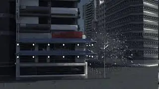 Building Explosions in slow motion (inspired from Inception) - Houdini/ Premier pro