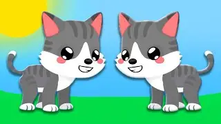 🐈 1 Kedi 2 Kedi 3 Kedi 🐈 | Hayvanlar ile Saymayı Öğreniyorum | Afacan Tv Bebek Şarkıları