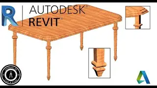 Revit - Create a Classic Wooden Table Parametrically Part 1/4