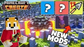 I added MORE MODS to my Minecraft Create Mod Let's Play