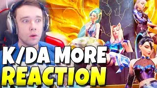 NEW K/DA SONG - 'MORE' REACTION! KDA NEW SINGLE IS OUT!!! - League of Legends