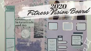 Fitness Vision Board 2020 | Happy Planner Fitness Companion Pack