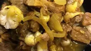 мясо в горшочках с овощами