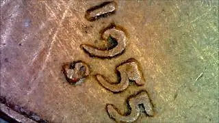 1955 S Die chip obverse LINCOLN CENT