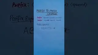 Postfix to prefix conversion with STACK and without 