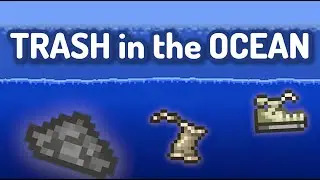 Terraria's Oceans are FLOODED with Trash! #TeamSeas