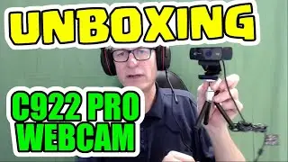 UNBOXING - Logitech C922 Pro Stream HD Webcam (Oct 2019)