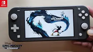 Disney Epic Mickey: Rebrushed Nintendo Switch Lite Gameplay