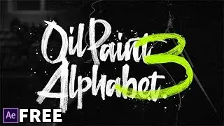 VIDEOHIVE OIL PAINT ALPHABET 3 | Free After Effects Templates
