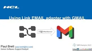 Using the HCL Link Email adapter to send an mail to a cloud based Email service