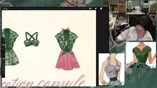 Summer Sewing 🏖️ Vacation Capsule - Sketching