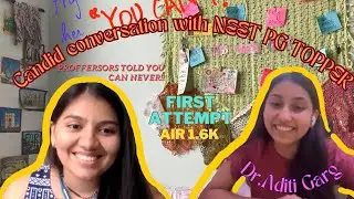 from DEEMED COLLEGE to MD DERMATOLOGY 🔥ll Dr.Aditi Garg ll NEET PG’23 TOPPER @thatmedgirl