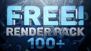 FREE 4K RENDER GFX PACK! (100+ FREE 3D Renders!)