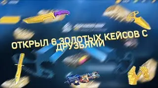 ОТКРЫЛ ГОЛДЕН КЕЙСЫ СО СВОИМИ ДРУЗЬЯМИ В Counter Attack | Контр атак