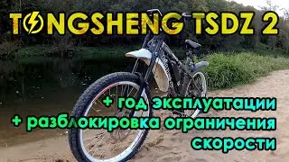 TONGSHENG TSDZ2 ⚡ ГОД ЭКСПЛУАТАЦИИ ⚡ как снять ограничение скорости