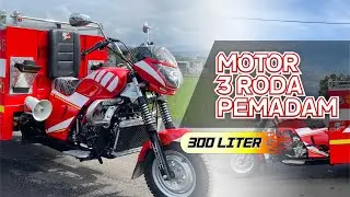 DF AUTO - MOTOR RODA 3 PEMADAM KEBAKARAN 300 L || 9 HP