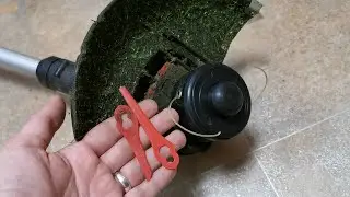 How to convert an Einhell Cordless Grass Trimmer from Blades to Line cutter 🌿