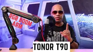 Add RGB To Your Setup with the Tonor T90 RGB Boom Arm