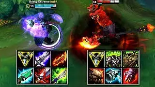 JAX vs NASUS FULL BUILD FIGHTS & Best Moments!
