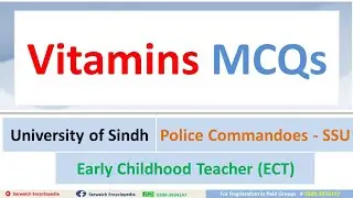 Vitamins Most Important MCQs | Part 1 | General Knowledge
