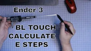 ENDER 3 BLTOUCH E STEP CALIBRATION - How to calibrate esteps with bltouch enabled.