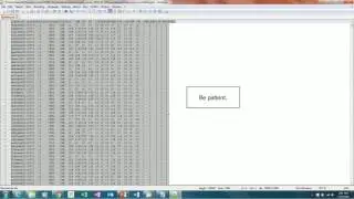Using NotePad++ to Separate Text to Columns