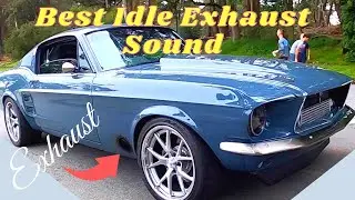 Mustang Idle Sound |  INSANE  EXHAUST IDLE | 1967 MUSTANG Fastback and 1965 Mustang WIDEBODY